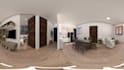 create 3d panorama design, 360 degree render, 360 virtual tour, 360 room render