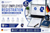 complete your self employed registration and business setup