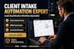 create automated client intake forms and lead qualification funnel systems