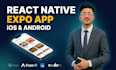 build a react native expo app for ios and android with API