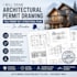 draw architectural permit drawing ,full permit set, structural pain in ak