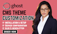 setup ghost cms website ghost blog ghost newsletter migrate ghost website