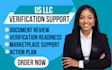 help verify your US llc for amazon stripe paypal and etsy