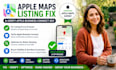fix apple maps listing errors and verify apple business connect SEO