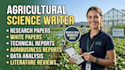 be your expert agricultural science research and technical writer
