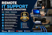 troubleshoot windows software and technical issues remotely