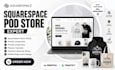 build squarespace print on demand ecommerce website