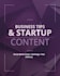 write engaging business tips and startup content socialmedia