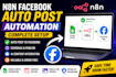 setup n8n facebook auto post automation using google sheets and API
