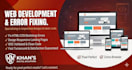 fix HTML CSS bootstrap errors or design responsive landing page