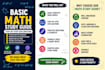 create math study guides and step by step written explanations