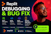 replit debugging replit bug fix replit deployment replit to appstore playstore