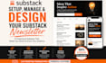 setup substack account manage substack newsletter substack newsletter design