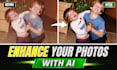 enhance, upscale, and improve photo quality with ai