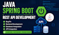develop java spring boot backend rest apis and fix bugs