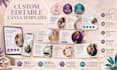 create custom editable canva templates for social media branding