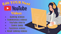 video edit your next youtube video