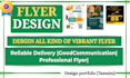 design eye catching flyer for your product in low prize
