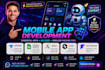 develop a mobile apps webapp, glide appsheet goglesheet adalo flutterflow