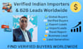 generate import buyer sourcing b2b leads for your products