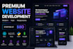 develop a custom website and saas web application