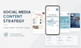 create a social media content strategy and monthly calendar
