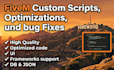 develop and fix custom fivem scripts for your esx or qbcore server