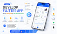develop flutter app with firebase and API integration