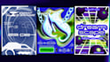 design a y2k trance style rave poster