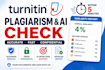 do plagiarism check ai detection report within minutes