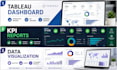 create professional tableau dashboards and KPI reports