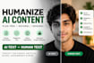 proofread, edit, rewrite ai content to humanize content