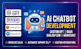 build smart ai chatbot using custom gpt, rasa, dialogflow, manychat