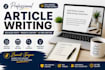 write SEO friendly blog post and articles