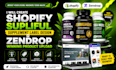 create shopify supliful supplement label design zendrop winning product upload
