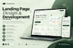 build a modern react landing page with tailwind CSS