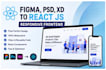 convert figma, PSD or xd to react js frontend