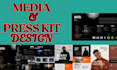 do press kit, media kit, electronic press kit, epk design