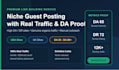 do niche guest posting with real traffic and da proof