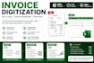 perform invoice data entry, invoice processing and digitization