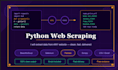 scrape data from any website using python