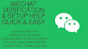 help you register for wechat and use its services