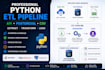 build professional python etl pipeline API postgresql CSV