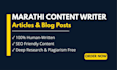 write engaging marathi articles and bulk blog posts