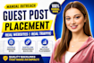 do guest post outreach and placement