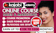 do skool community promotion, skool course marketing, kajabi udemy