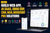 build web app, ai saas, odoo erp, CRM, MLM, inventory pos, python software