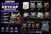 create custom artisan keycap models, sculpted keycaps and 3d stl files
