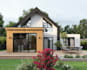 render proposed house 2d plan, home extension design, external facade renovation