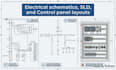 create electrical schematics, single line diagrams and control panel layout